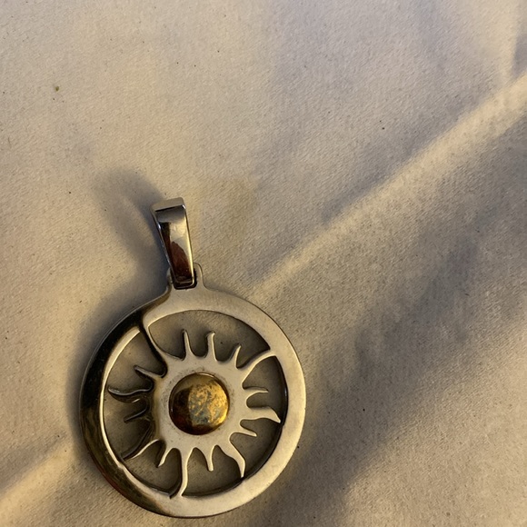 18K gold / Stainless steel  made in Milor Italy pendant - Picture 2 of 6